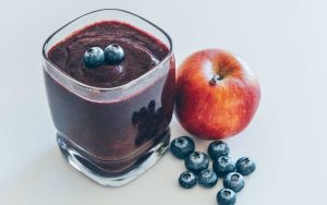 Smoothie con arándanos
